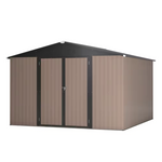 LZBEITEM 10x10 FT Outdoor Storage Shed (3-Colors)
