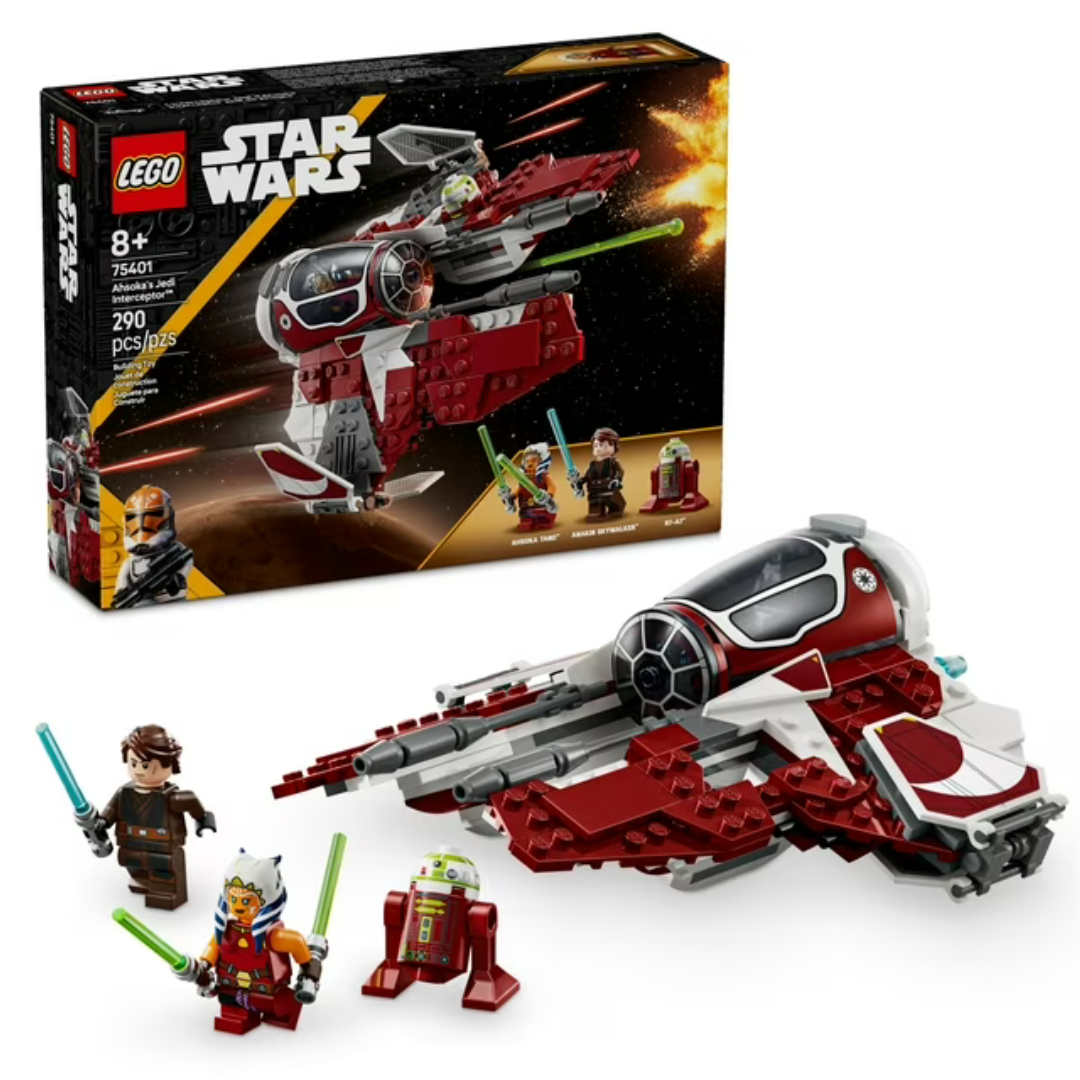 LEGO Star Wars Ahsoka's Jedi Interceptor Building Toy (75401)