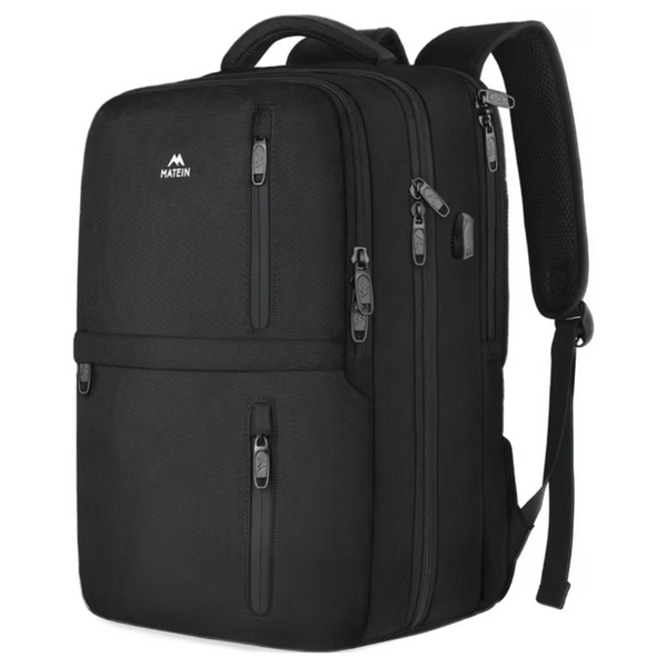 40L Matein Carry-On Travel Backpack W/USB Port