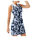 FKEEP Women's Sport Zipper V-Neck Dress (Various)