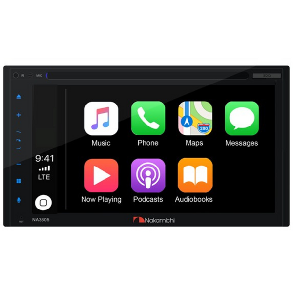 Nakamichi 6.8" Double-DIN In-Dash DVD Receiver