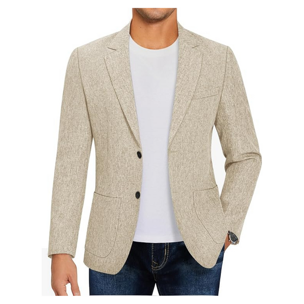 COOFANDY Linen Summer Stylish Linen Business Blazer