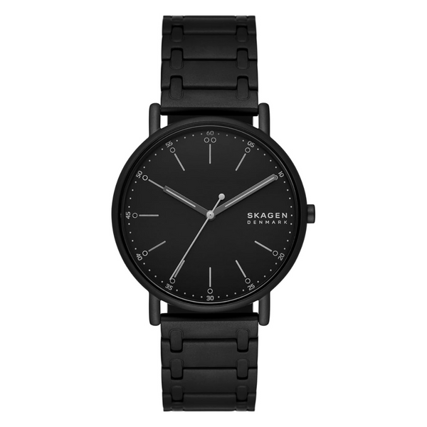 Skagen Signatur Three-Hand Black Bracelet Men's Watch