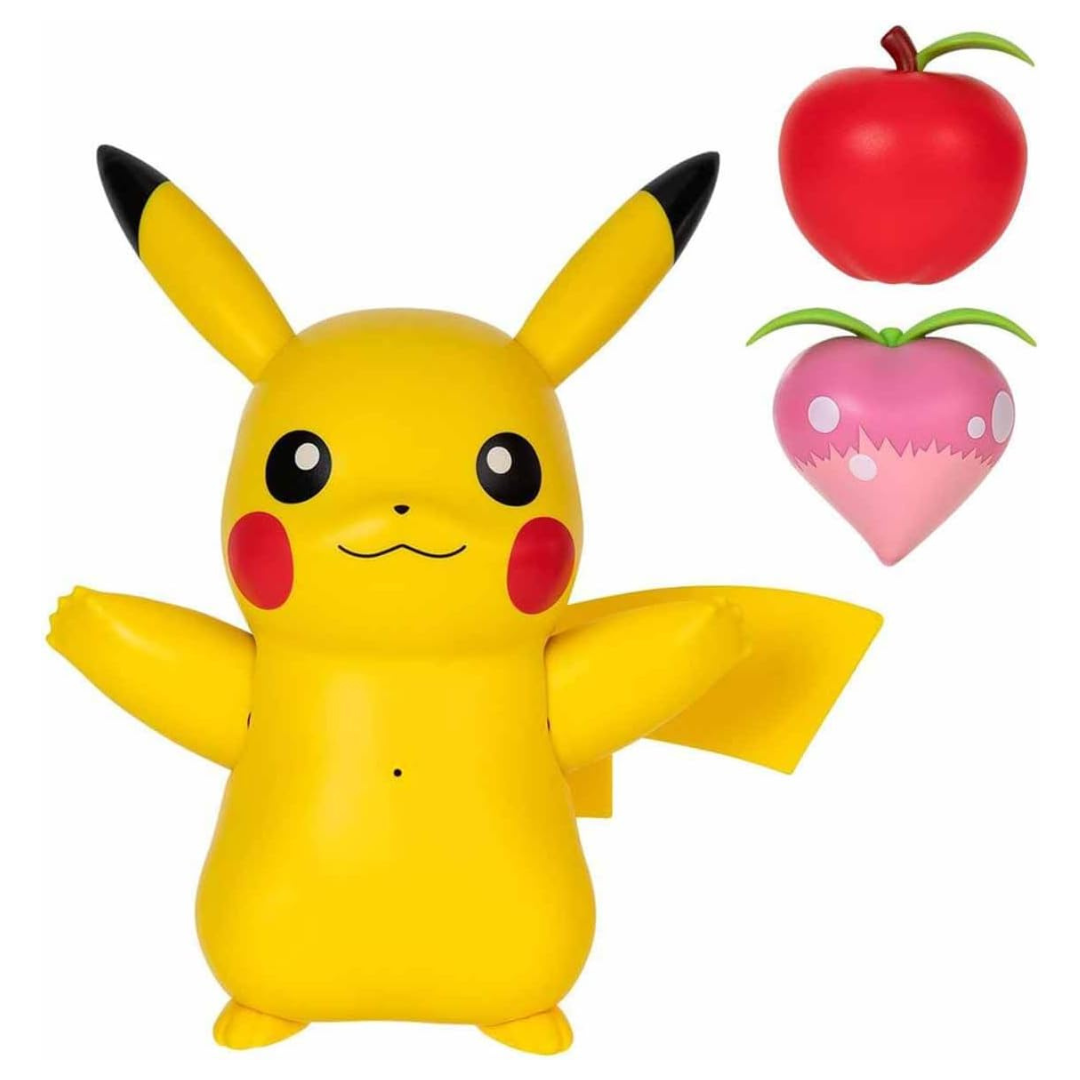 Pokemon Train And Play Deluxe Pikachu Figure With Lights