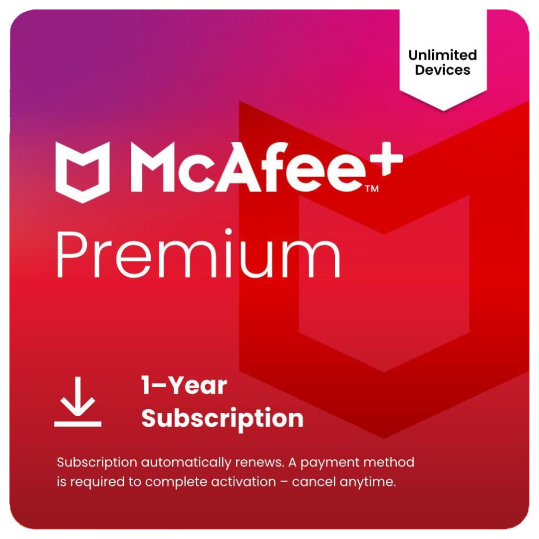McAfee+ Premium Individual Plan 2024 Ready Software