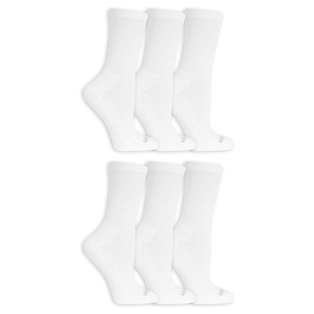 10-Pack Fruit Of The Loom Women's Everyday Soft Cushioned Socks