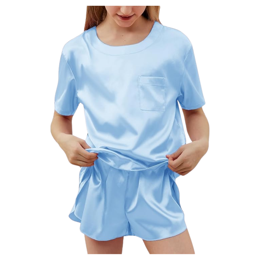 Petite & Me Girls Silk Pajamas