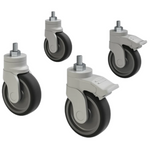 4-Pack Everest 3" Swivel Caster Set