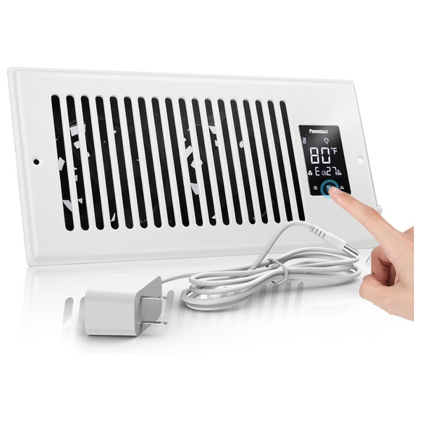 4" x 10" Smart Vent Air Booster Register Fan