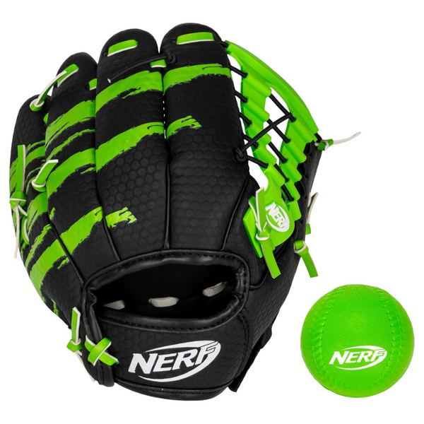 8.5" NERF Proshot Kids' Teeball Glove And Foam Ball