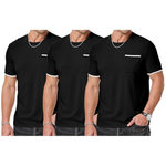 3-Pack JMIERR Men's Cotton Casual T-Shirt