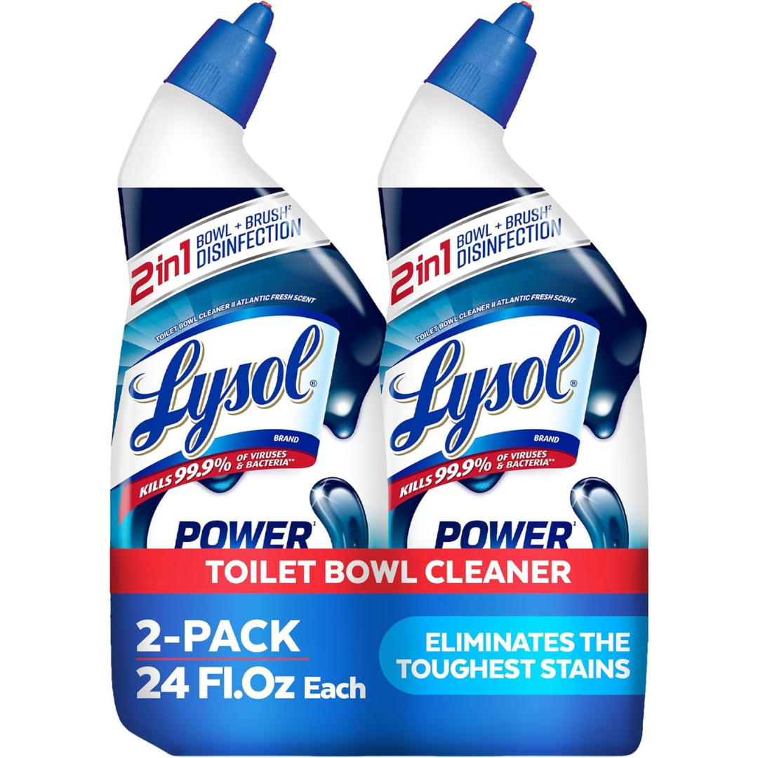 2-Pack 24-Oz Lysol Power Toilet Bowl Cleaner (Atlantic Fresh)