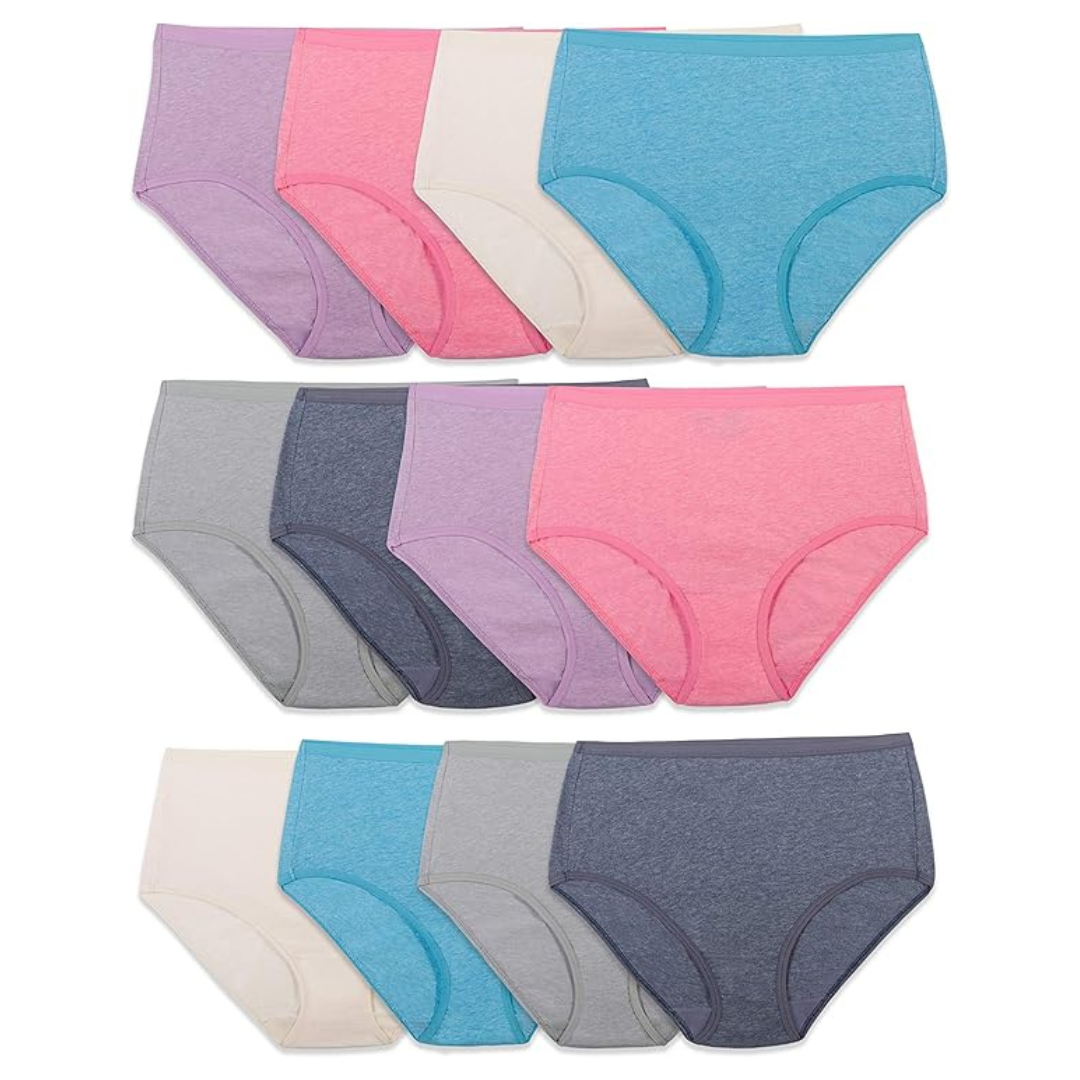 12-Pack Fruit Of The Loom Women's Beyondsoft Underwear