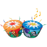 Melissa & Doug K's Kids Bongo Drums Soft Musical Instrument