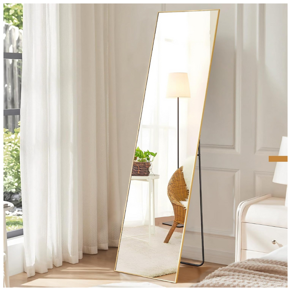 OLIXIS 59" x 16" Full Body Mirror With Stand
