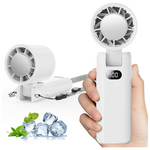12500RPM 3600mAh Rechargeable Foldable Fan