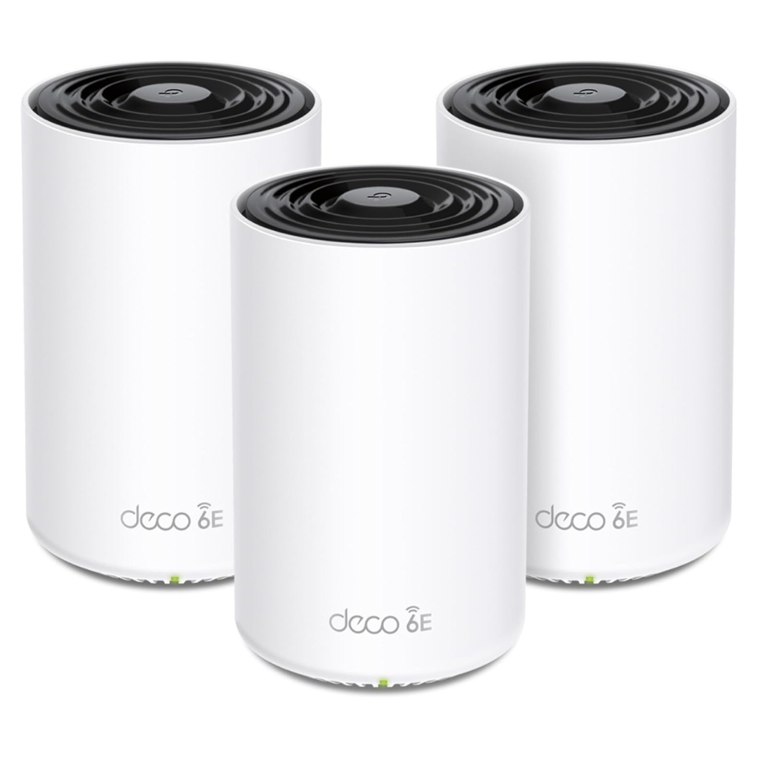 3-Pack TP-Link Deco XE70 Pro Tri-Band 6E Mesh WiFi System