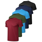 5-Pack Quick Dry Moisture Wicking Workout Shirts (Various)