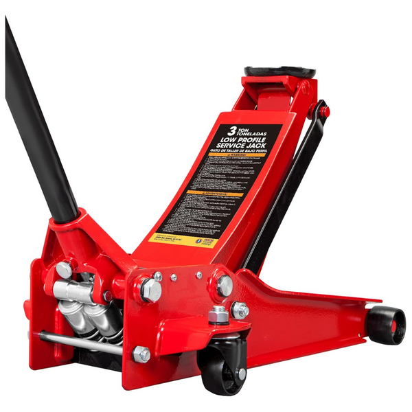 3-Ton Big Red Low-Profile Floor Jack With Dual Piston Speedy Lift