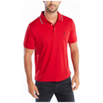 Nautica Men's Classic Fit Short Sleeve Dual Tipped Polo Shirt