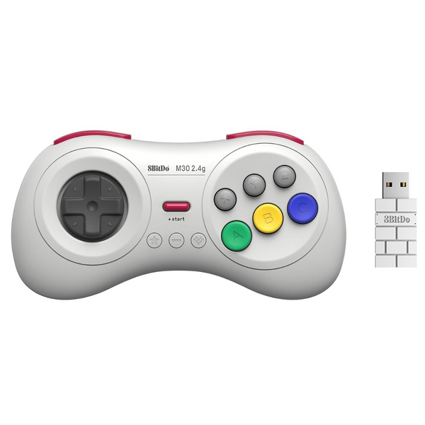 8Bitdo M30 2.4G Wireless Controller For Sega Genesis Mini & Mega Drive Mini
