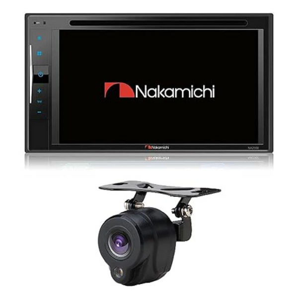 Nakamichi 2-DIN 6.2" Screen With DVD Player + Backup Camera