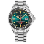 Stuhrling Depthmaster Heritage Diver Swiss Quartz 42mm Watch