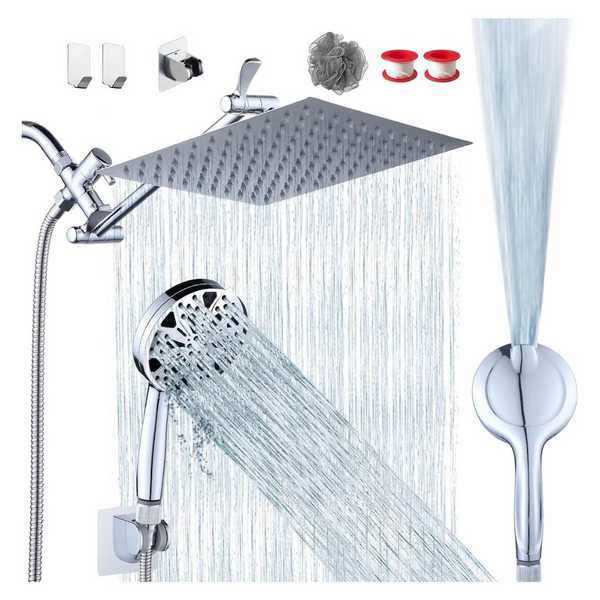 Razime 10" Rainfall Shower Head With Handheld Combo