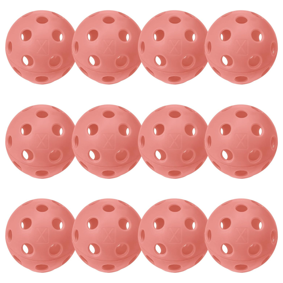 12-Pack Franklin Sports X-26 Indoor Court Pickleballs