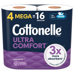 Cottonelle Ultra Comfort Soft Toilet Paper, 244 Sheets Per Roll