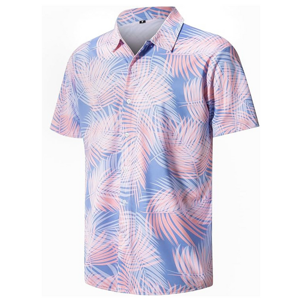 Men's Hawaiian Wrinkle Free Tropical Shirt