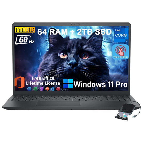 Dell Inspiron 15 3530 15.6" FHD Touch Laptop (i7-1355U / 64GB RAM / 2TB SSD)