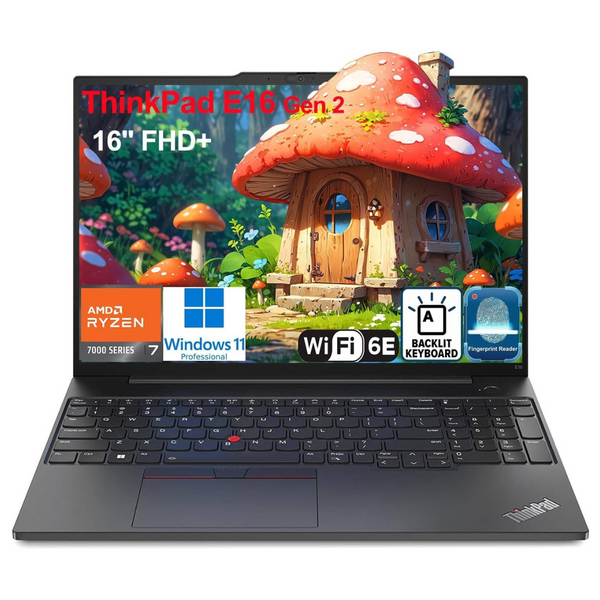 Lenovo ThinkPad E16 16" FHD+ Laptop (Ryzen 7 7735HS / 64GB RAM / 1TB SSD)