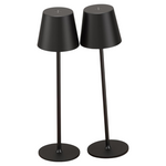 2-Pack Rechargeable 5000mAH Battery Operated Cordless Table Lamp
