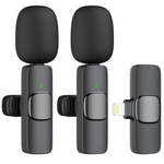 2-Pack Caiord Professional Wireless Lavalier Microphone