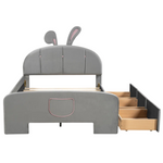 Zoomie Kids Full Size Ambros Upholstered Platform Storage Beds