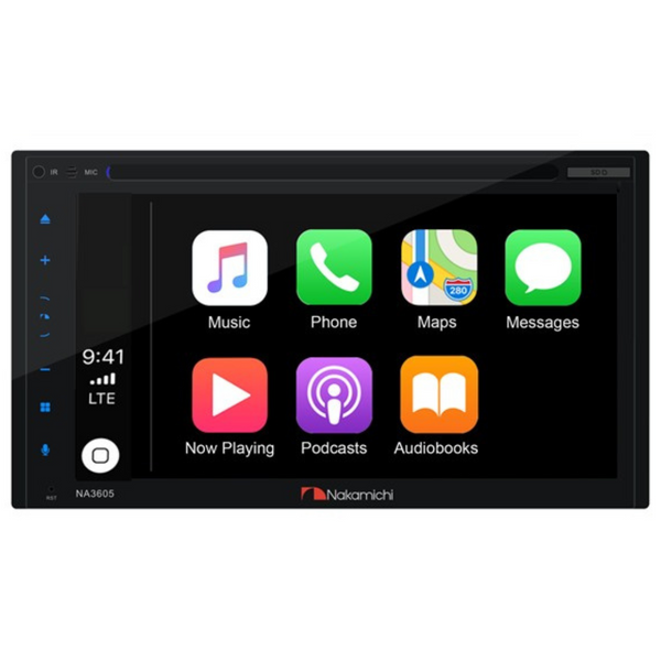 Nakamichi 6.8" Double-DIN in-Dash DVD Receiver