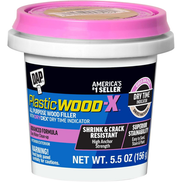 5.5-Oz DAP Plastic Wood-X All Purpose Wood Filler w/ DryDex Dry Time Indicator