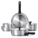 14-Piece CAROTE Stainless Steel Pots and Pans Set