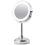 7" Table Top Makeup Mirror with LED Lights & 1X/7X Magnification