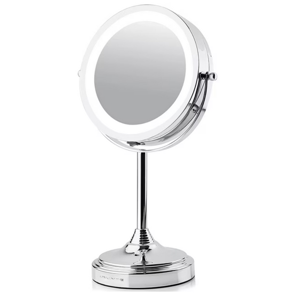 7" Table Top Makeup Mirror with LED Lights & 1X/7X Magnification