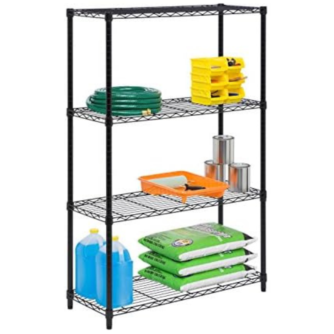 Honey-Can-Do Adjustable 4-Tier Storage Shelving Unit