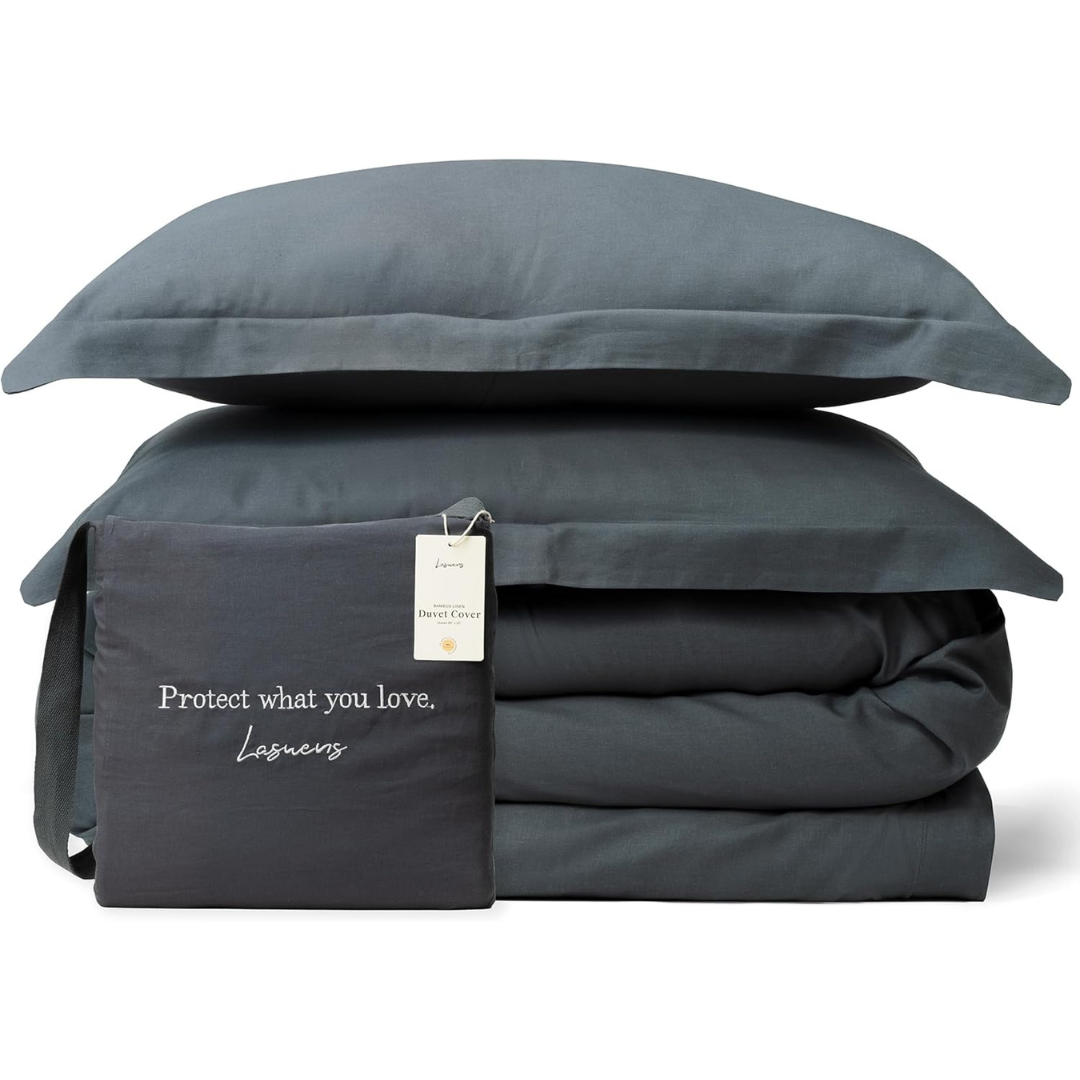Lasuens Viscose from Bamboo Linen Duvet Cover Set