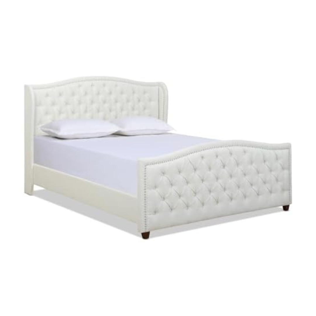Jennifer Taylor Upholstered Headboard Bed Set (King)
