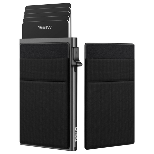 Pop Up Card Holder Wallet With RFID Protection