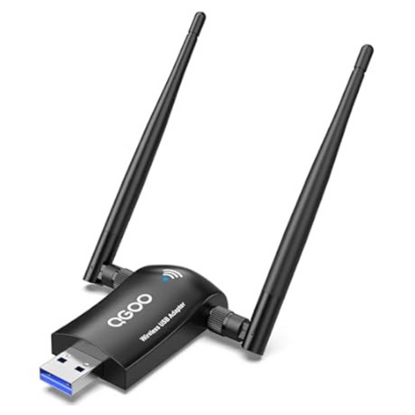 QGOO AC1300Mbps USB 3.0 Network Dongle Wireless WiFi Adapter