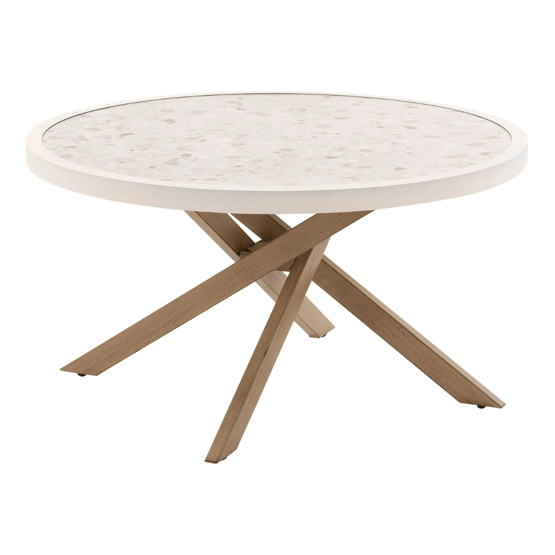 Better Homes & Gardens Paige 37" Round Outdoor Tile-Top Coffee Table