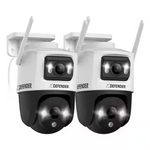 2-Pack Defender AI Guard Pro 3K PLUS Wi-Fi Security Camera