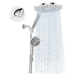 MakeFit 2-In-1 Dual Handheld Rain Shower Head Combo