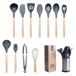 13-Pieces Silicone Kitchen Utensils Set